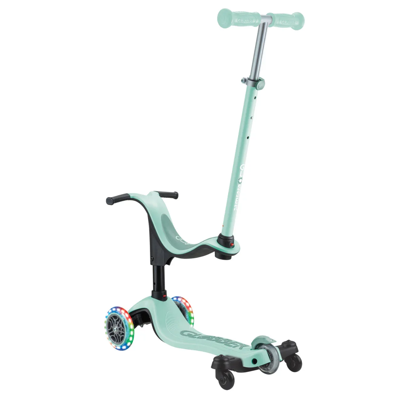 קורקינט משולב עם אופני איזון והליכון גלובר Globber GO UP SPORTY LIGHTS 360° - Image 11
