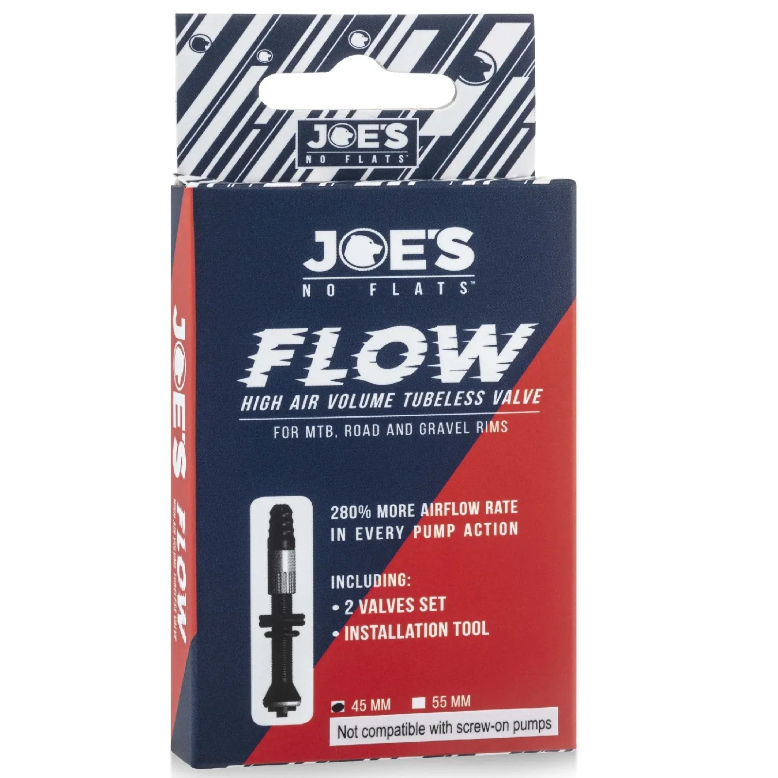 זוג ונטילים צרפתים נפח גבוה לגלגל טיובלס Joe's HIGH VOLUME - Image 2