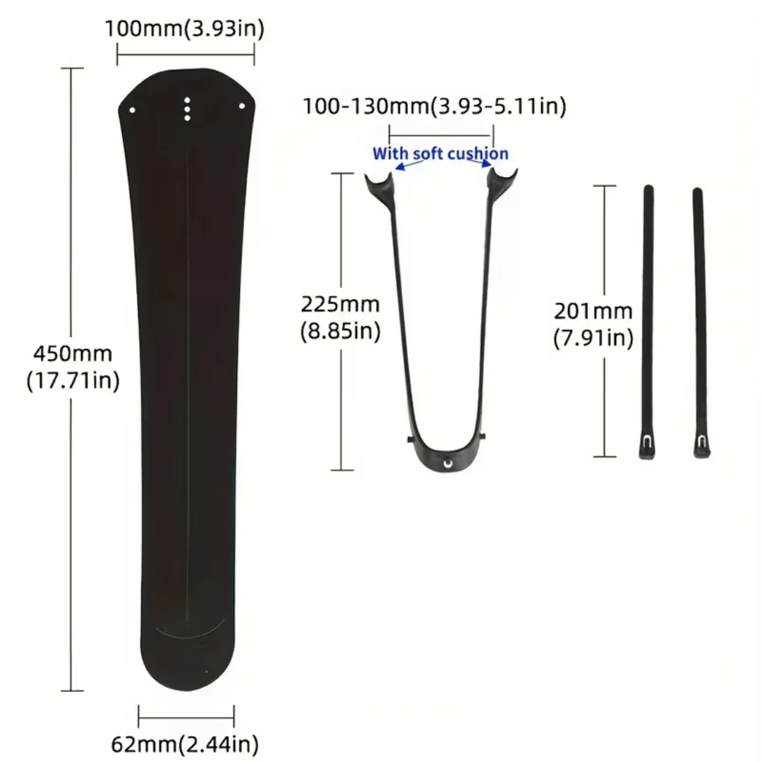 כנף אחורית לגשם מגן בוץ לאופני כביש ועיר Lilioo RC200 - Image 4