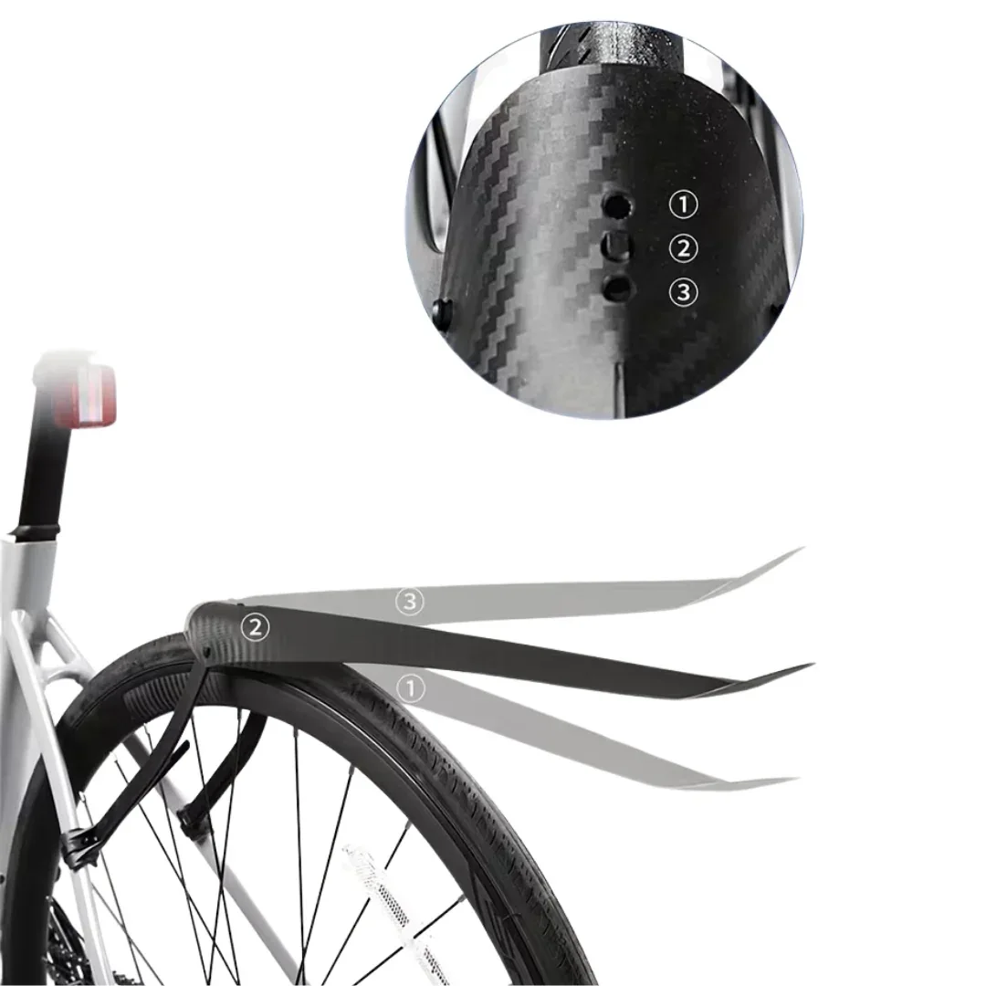 כנף אחורית לגשם מגן בוץ לאופני כביש ועיר Lilioo RC200 - Image 5