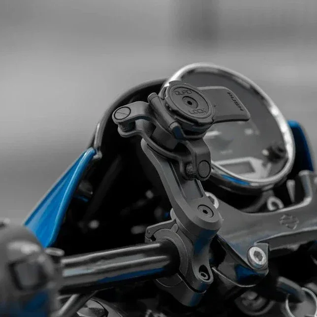 התקן מעמד לטלפון עם חיבור לכידון לאופנוע Quad Lock Motorcycle Handlebar Mount Pro - Image 2