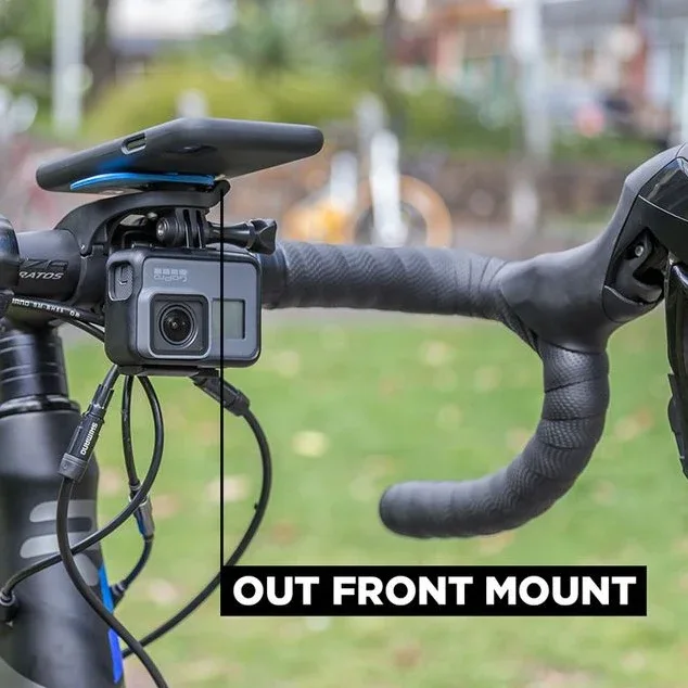 התקן מעמד לטלפון עם חיבור לכידון אופניים Quad Lock Out Front PRO - Image 4
