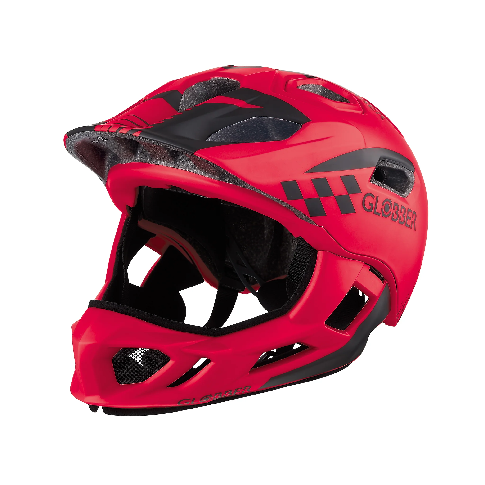 קסדה מלאה לאופניים לילדים עם אור אחורי Globber Racing - Image 2