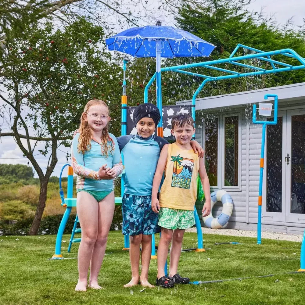 מזרקת מים מטריה לילדים לגינה מתחברת לצינור Plum Umbrella Fountain - Image 6