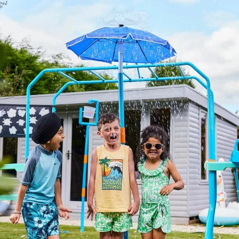 מזרקת מים מטריה לילדים לגינה מתחברת לצינור Plum Umbrella Fountain - Image 7