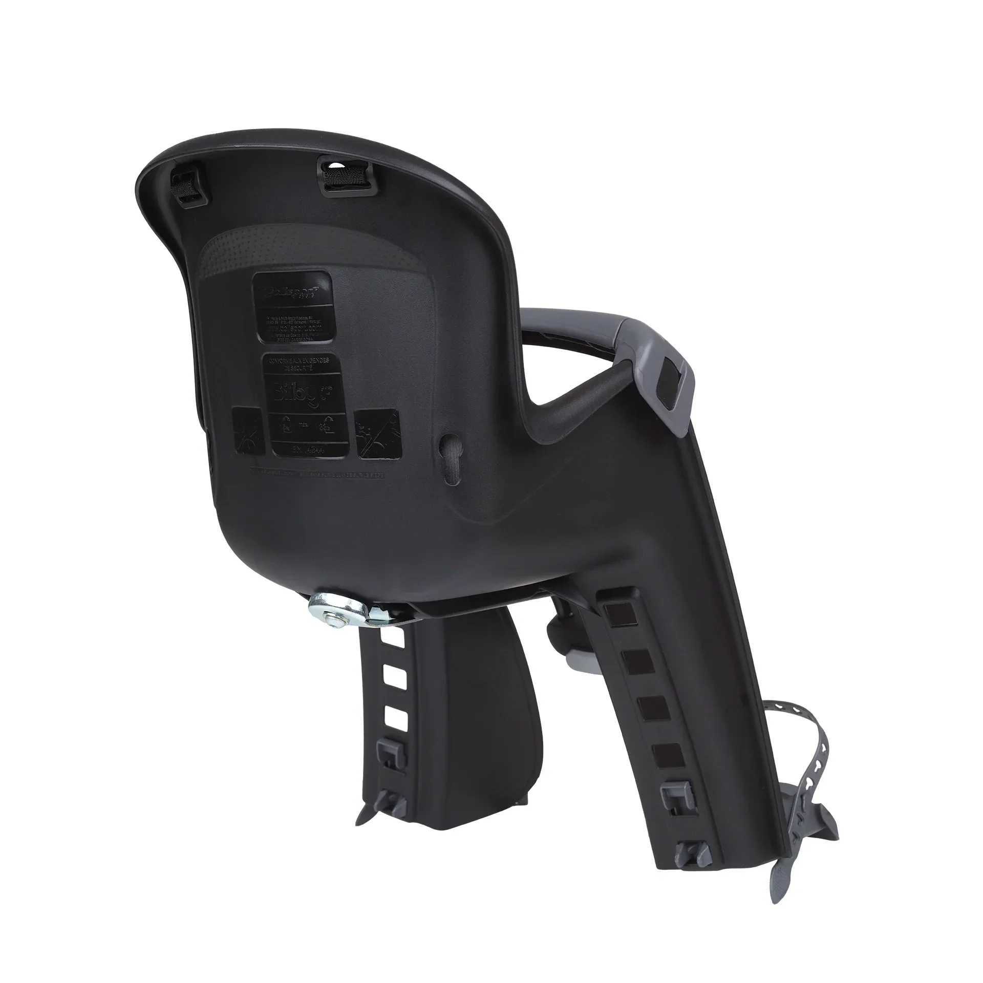 כסא קדמי לילד לאופניים עם חיבור קדמי Polisport Bilby Junior שחור/אפור - Image 4