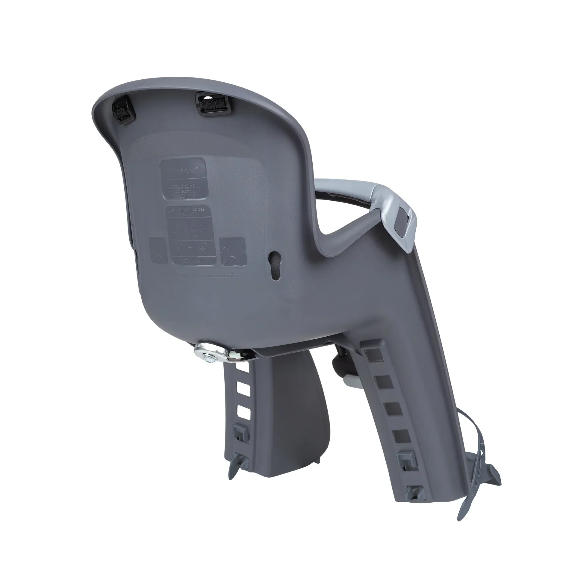 כסא קדמי לילד לאופניים עם חיבור קדמי Polisport Bilby Junior שחור/אפור - Image 5