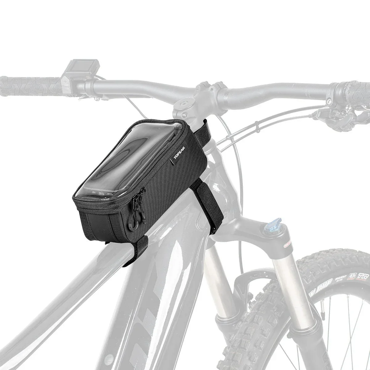 תיק שלדה לאופניים עם כיסוי גשם טופיק TOPEAK BENTO PACK - Image 2
