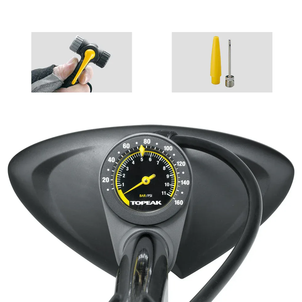 משאבת רצפה לאופניים עם מד לחץ טופיק Topeak JoeBlow® MAX HP - Image 5