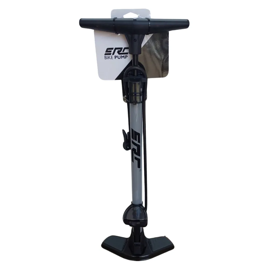 משאבת רצפה דיגיטלית לאופניים עם צג ERC Digital Bike Pump P32B-13A