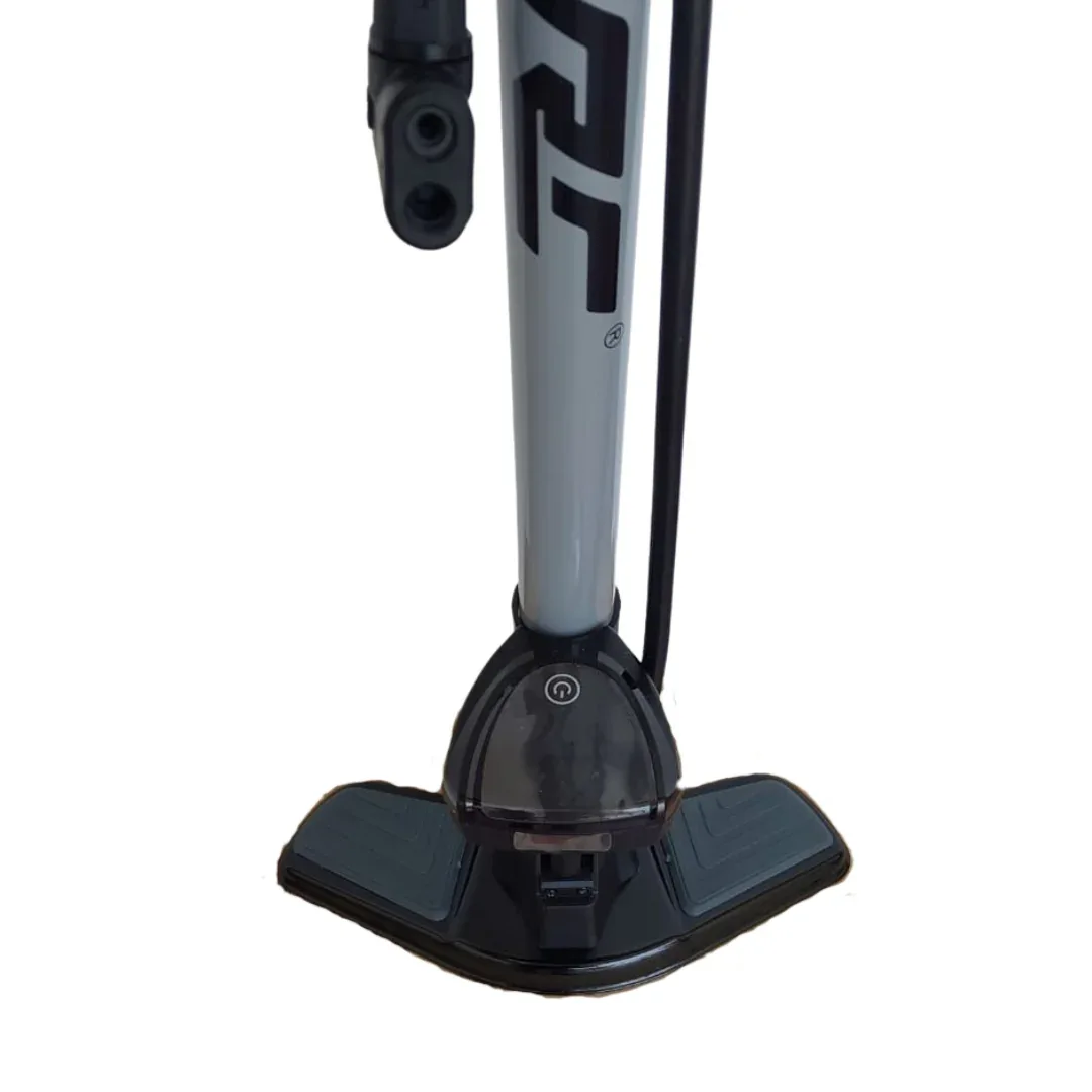 משאבת רצפה דיגיטלית לאופניים עם צג ERC Digital Bike Pump P32B-13A - Image 3