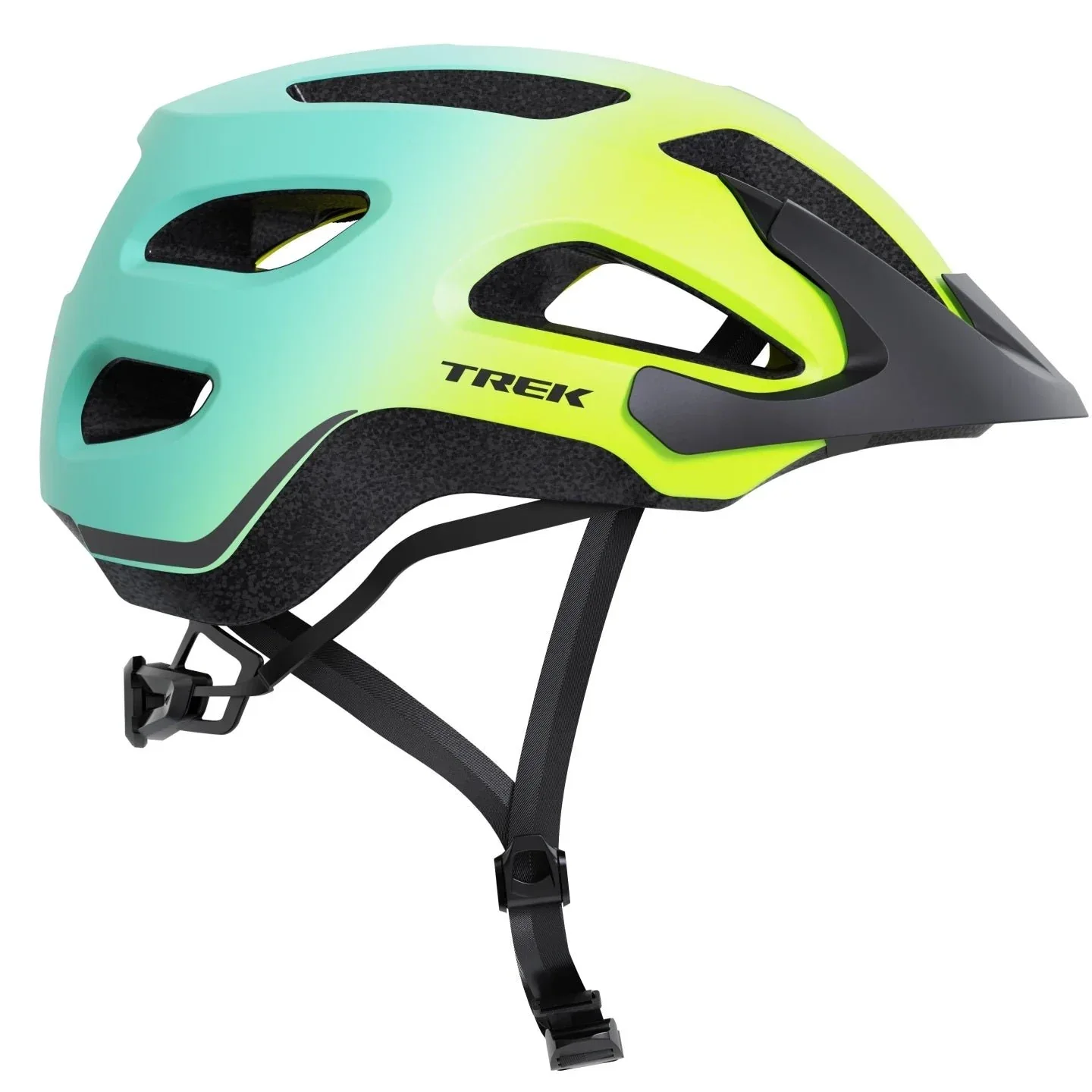 קסדה לאופניים לשטח ולכביש טרק Trek Solstice MIPS צהוב-טורקיז - Image 3