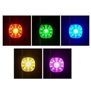 פנס אחורי לאופניים נצנץ צבעוני ERC Bike Light WT09 RGB - Image 7