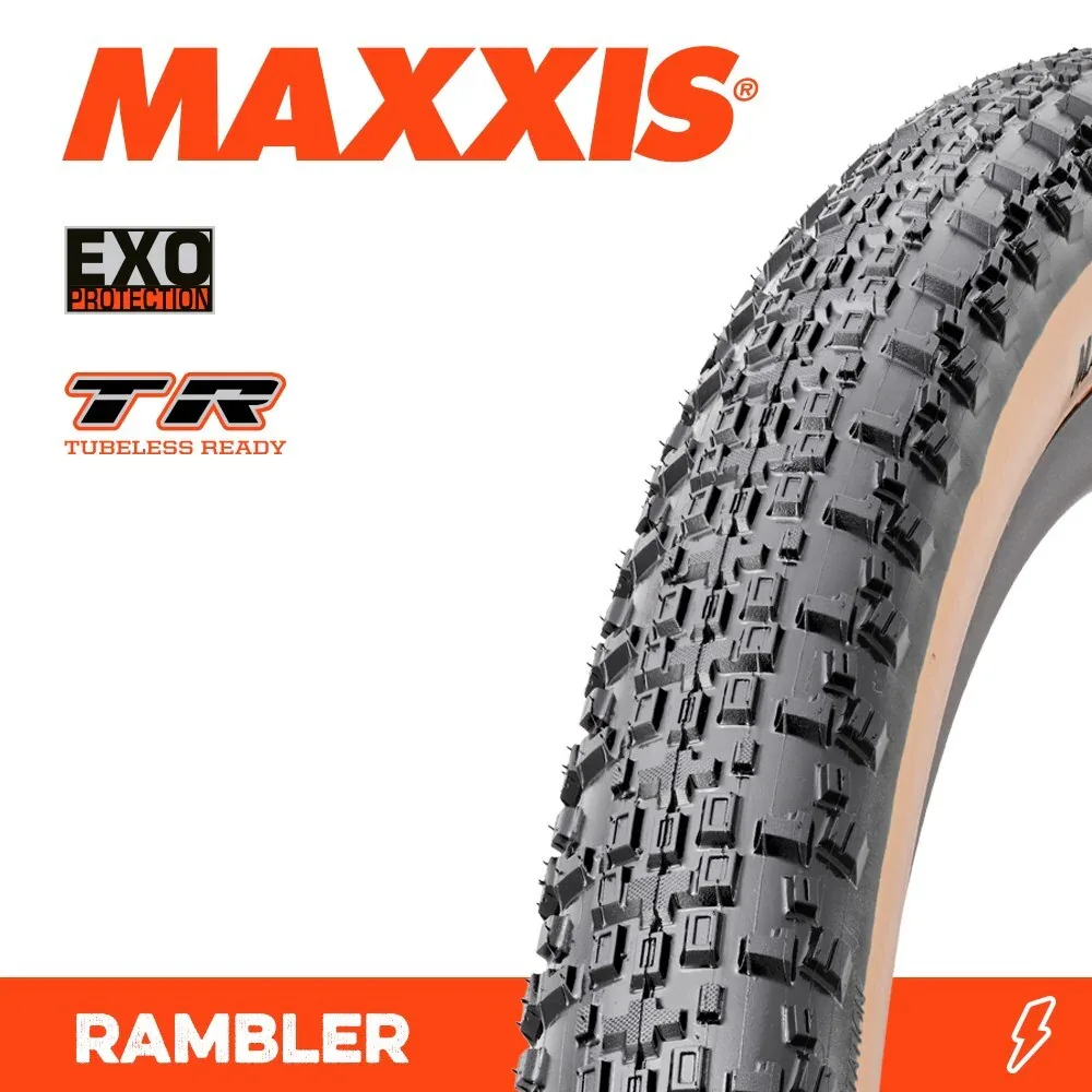 צמיג לאופני גראבל מקסיס ראמבלר MAXXIS RAMBLER EXO/TR/TANWALL 650Bx47 - Image 2