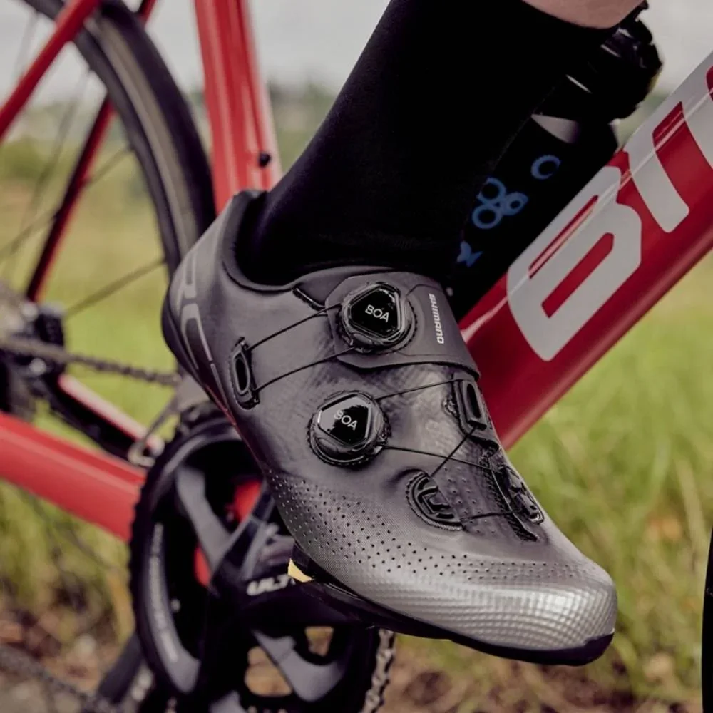 נעלי רכיבה לאופני כביש שימאנו Shimano SH-RC702 שחור - Image 5