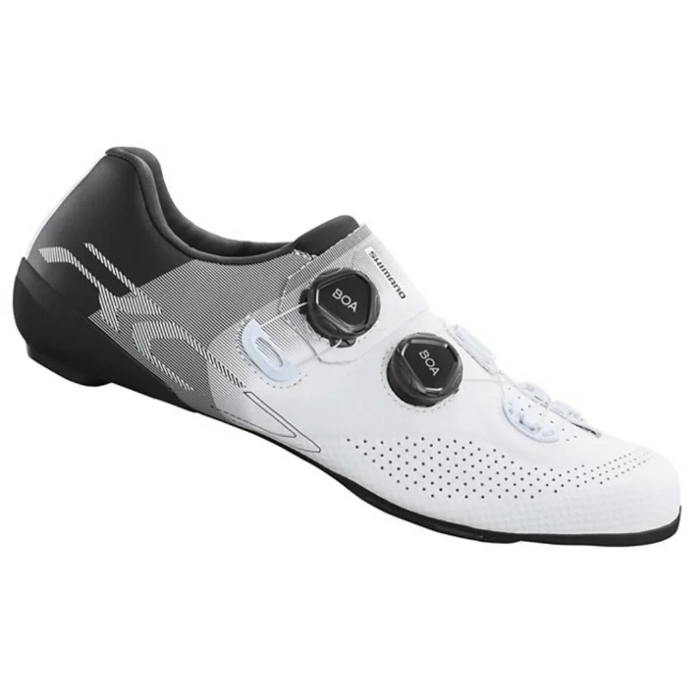 נעלי רכיבה לאופני כביש שימאנו Shimano SH-RC702 לבן