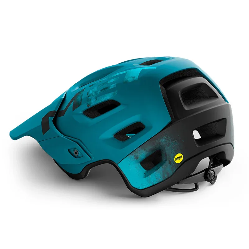 קסדה לאופני שטח מט רואם מיפס כחול מטלי MET ROAM MIPS PETROL BLUE - Image 3