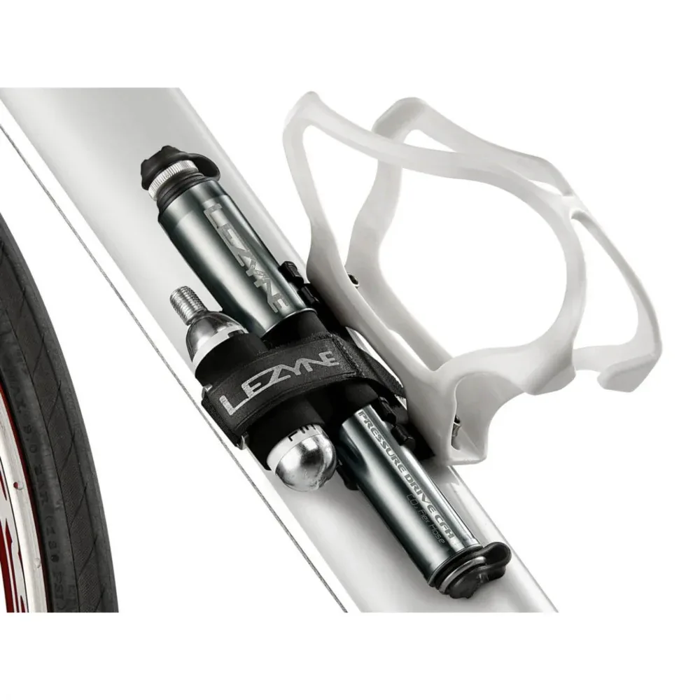 משאבה לאופניים מיני עם צינורית ל-CO2 Lezyne Pressure Drive CFH - Image 3
