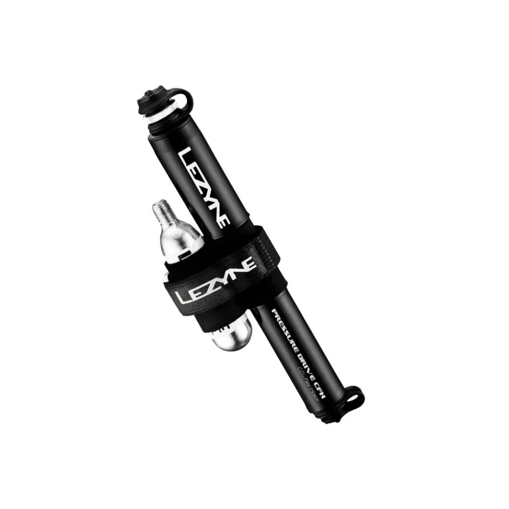 משאבה לאופניים מיני עם צינורית ל-CO2 Lezyne Pressure Drive CFH - Image 4