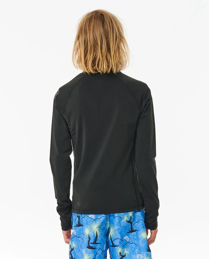 חולצת גלישה ארוכה לילדים Icons UV Brushed Long Sleeve Rash Vest - Image 3