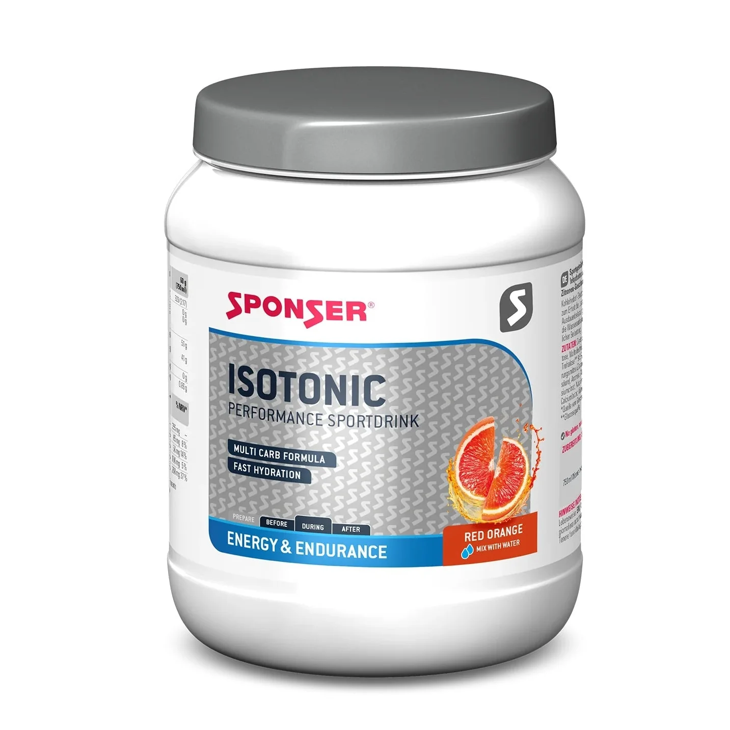 אבקה להכנת משקה איזוטוני Sponser Isotonic Drink - Image 3
