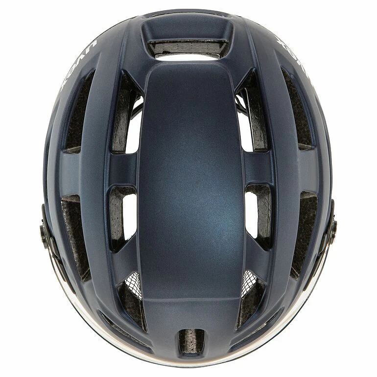 קסדה מקצועית לאופניים Uvex Finale Visor V כחול כהה - Image 3