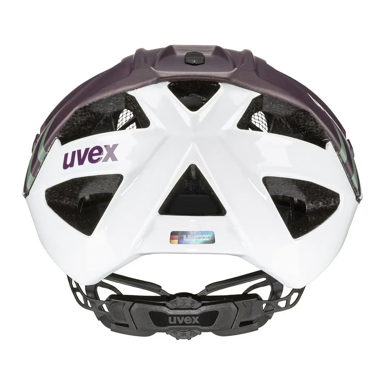 קסדה מקצועית לאופניים Uvex Quatro תכלת - Image 3
