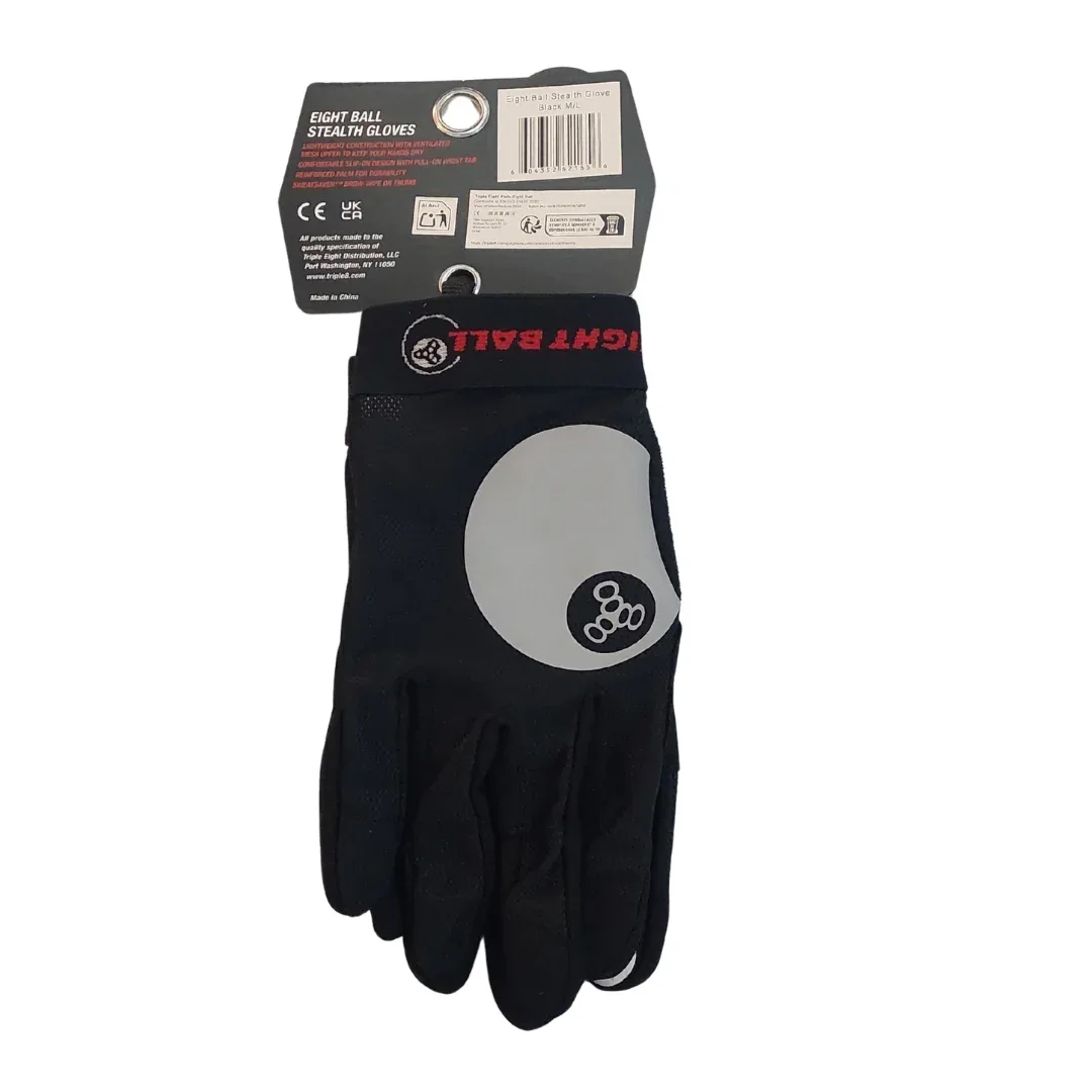 כפפות רכיבה ארוכות Eight Ball Stealth Gloves - Image 3