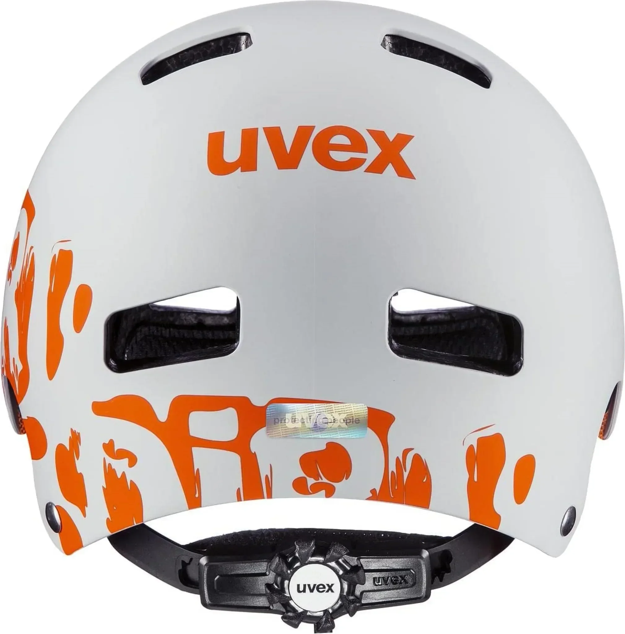 קסדה לילדים ונוער UVEX Kid 3 DIRT אפור\כתום - Image 3