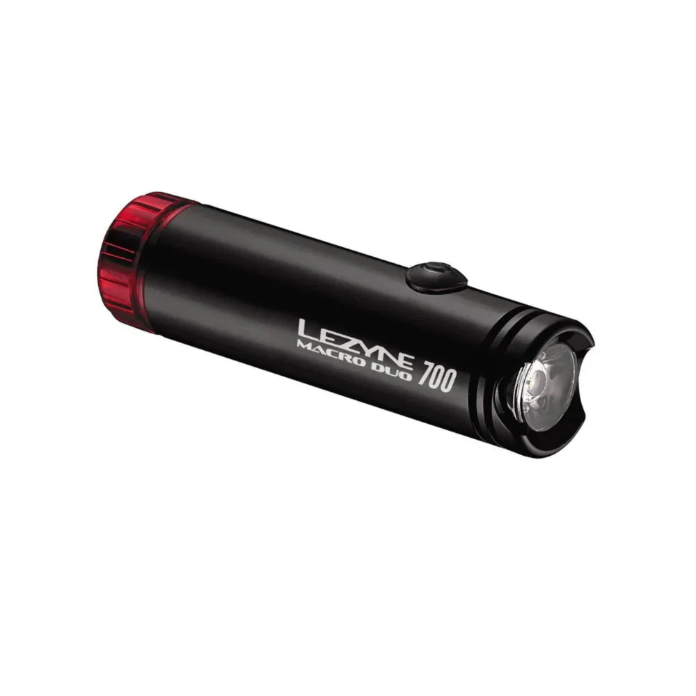 פנס קדמי נטען עם נצנץ אחורי Lezyne Macro Drive Duo 700l y11 - Image 2
