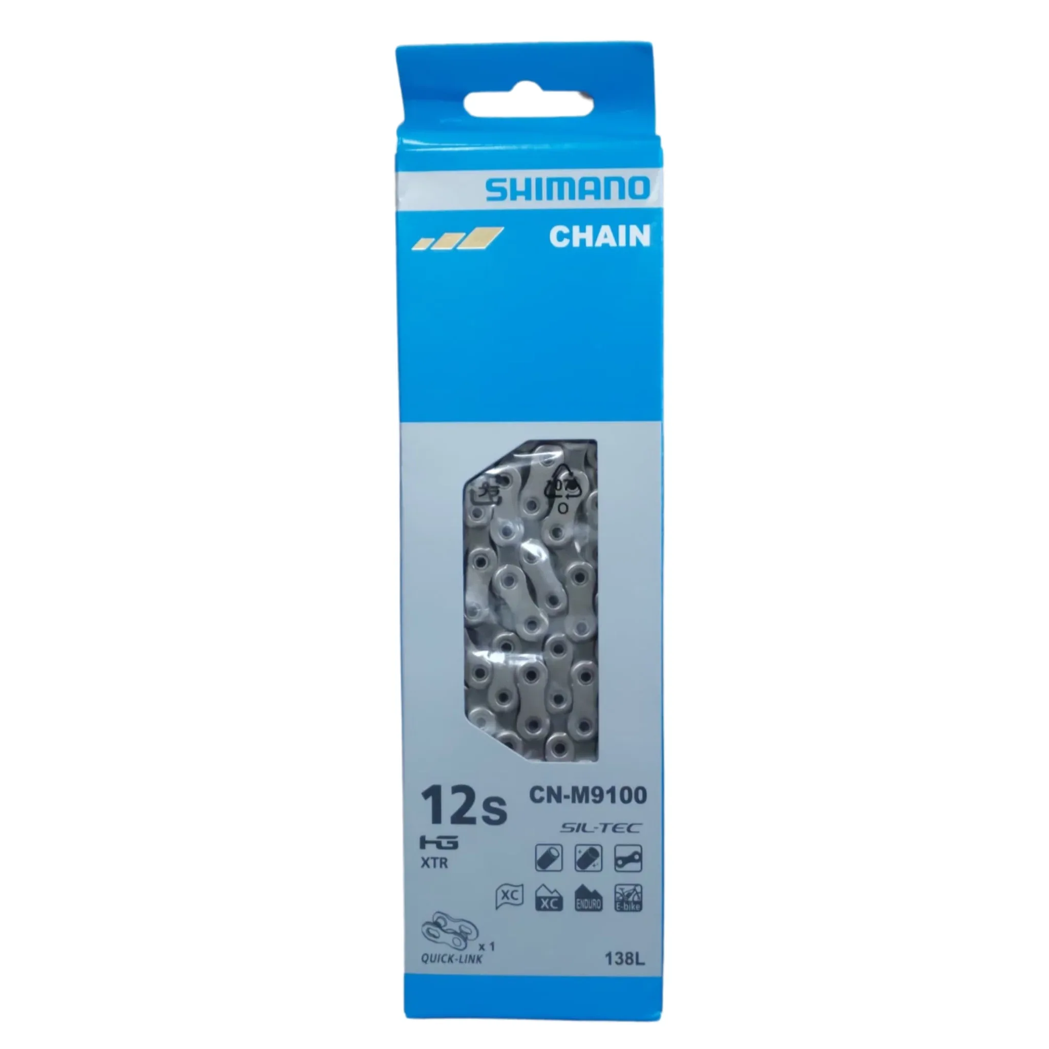 שרשרת אופניים ל-12 הילוכים שימנו Shimano CN-M9100