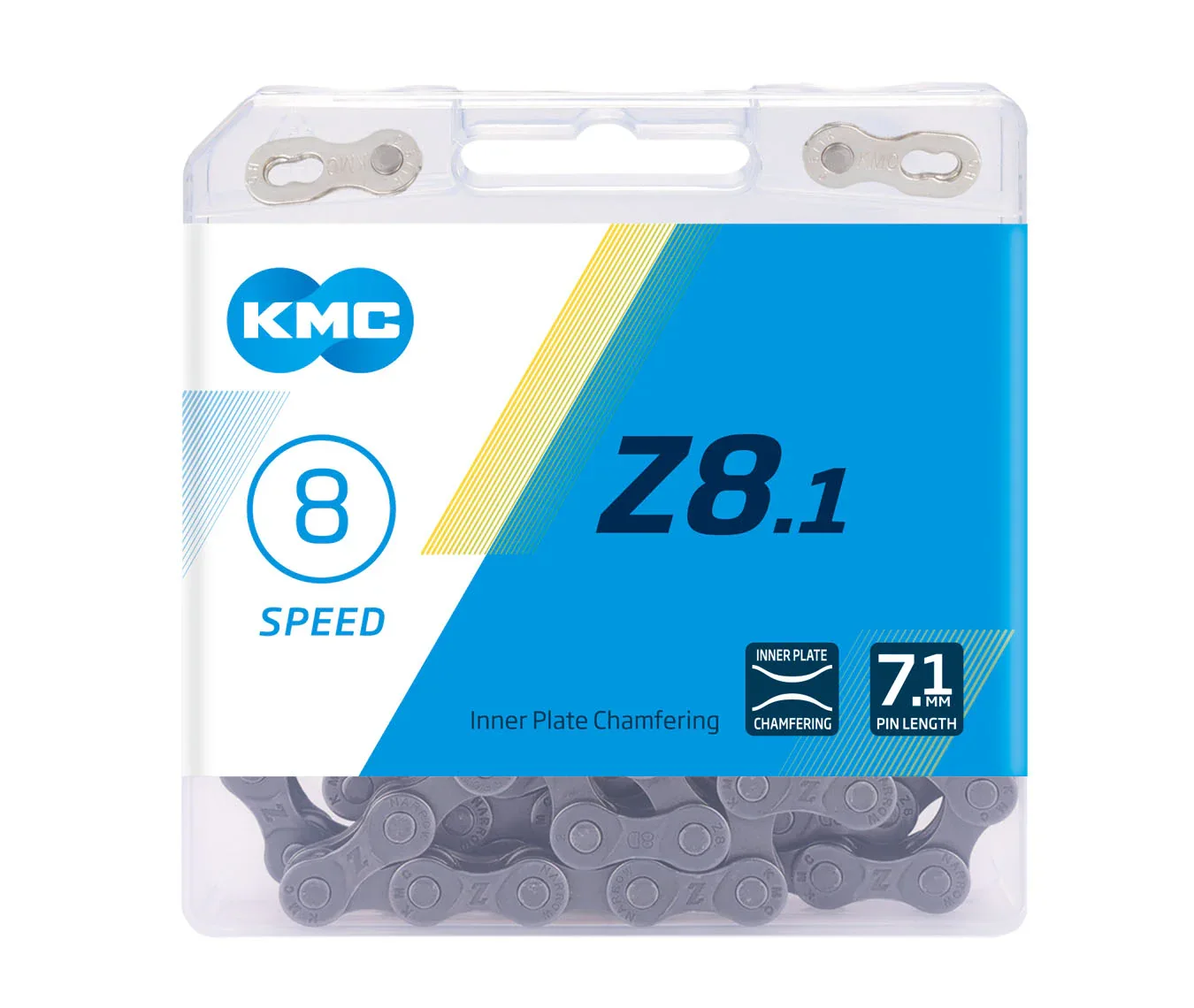 שרשרת אופניים ל-8 הילוכים KMC Z8.1