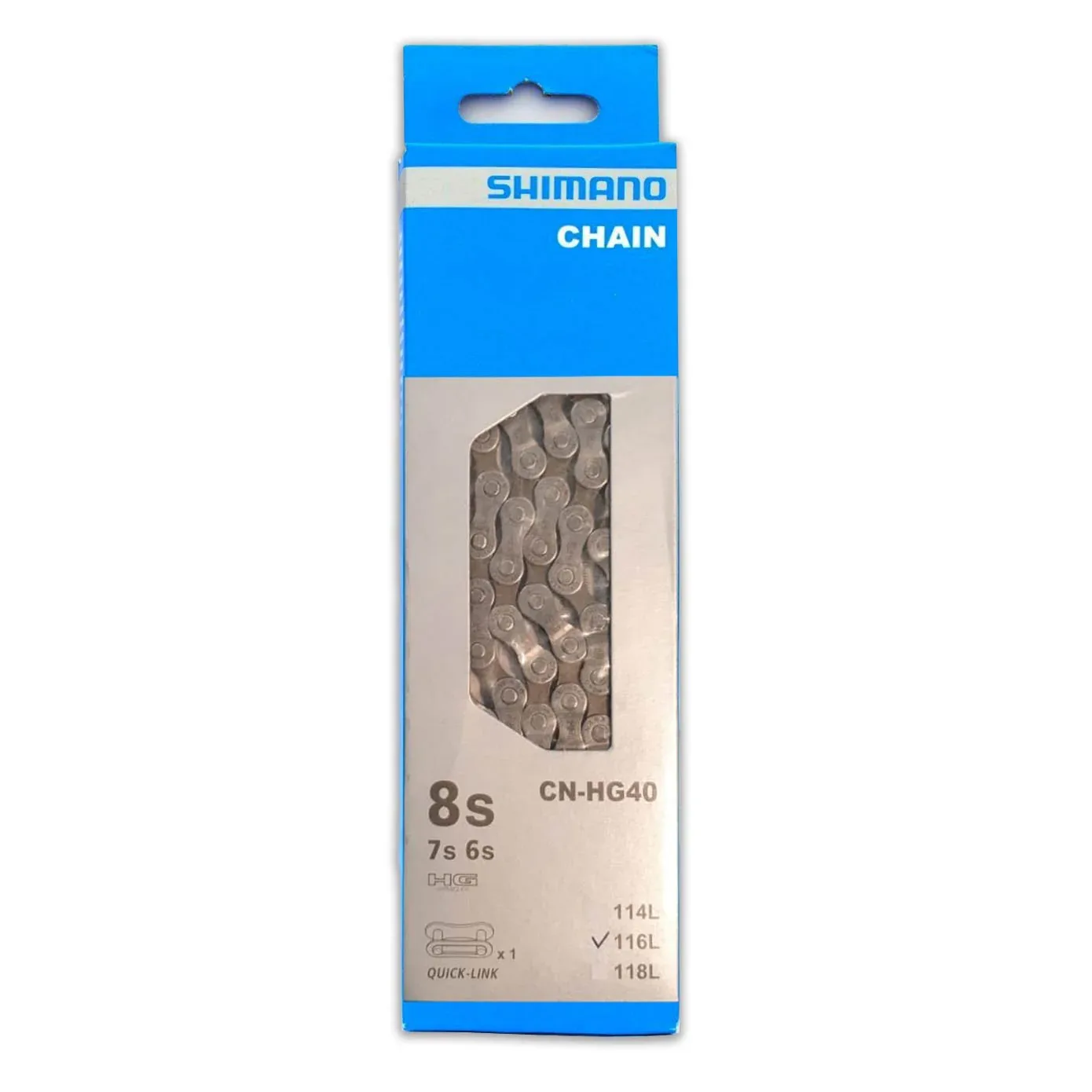 שרשרת אופניים ל-6/7/8 הילוכים שימנו Shimano HG40