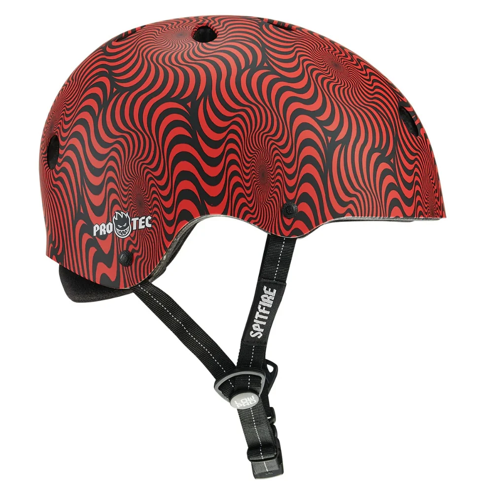 קסדה לאקסטרים PRO-TEC LOW PRO SPITFIRE מהדורת ספיטפייר אדום - Image 3