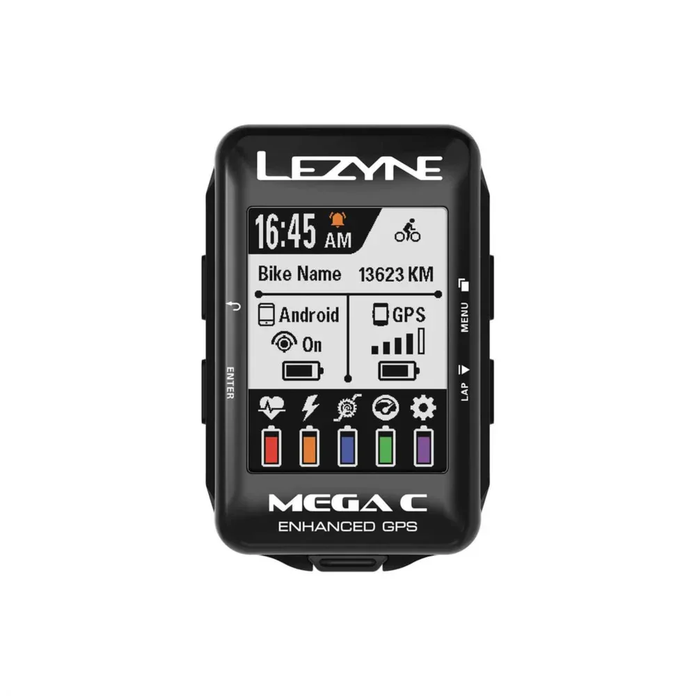 מחשב רכיבה GPS Lezyne Mega C y12