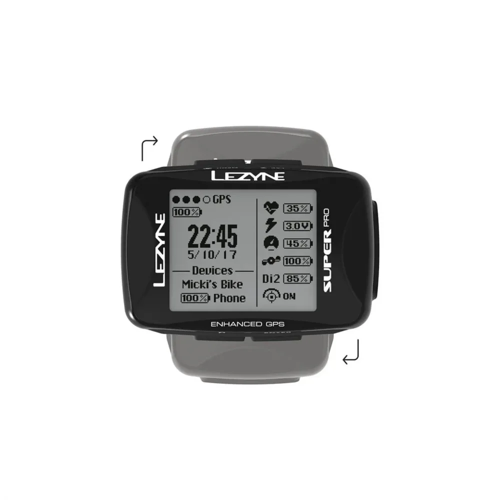 מחשב רכיבה GPS Lezyne Super Pro GPS y13 - Image 5