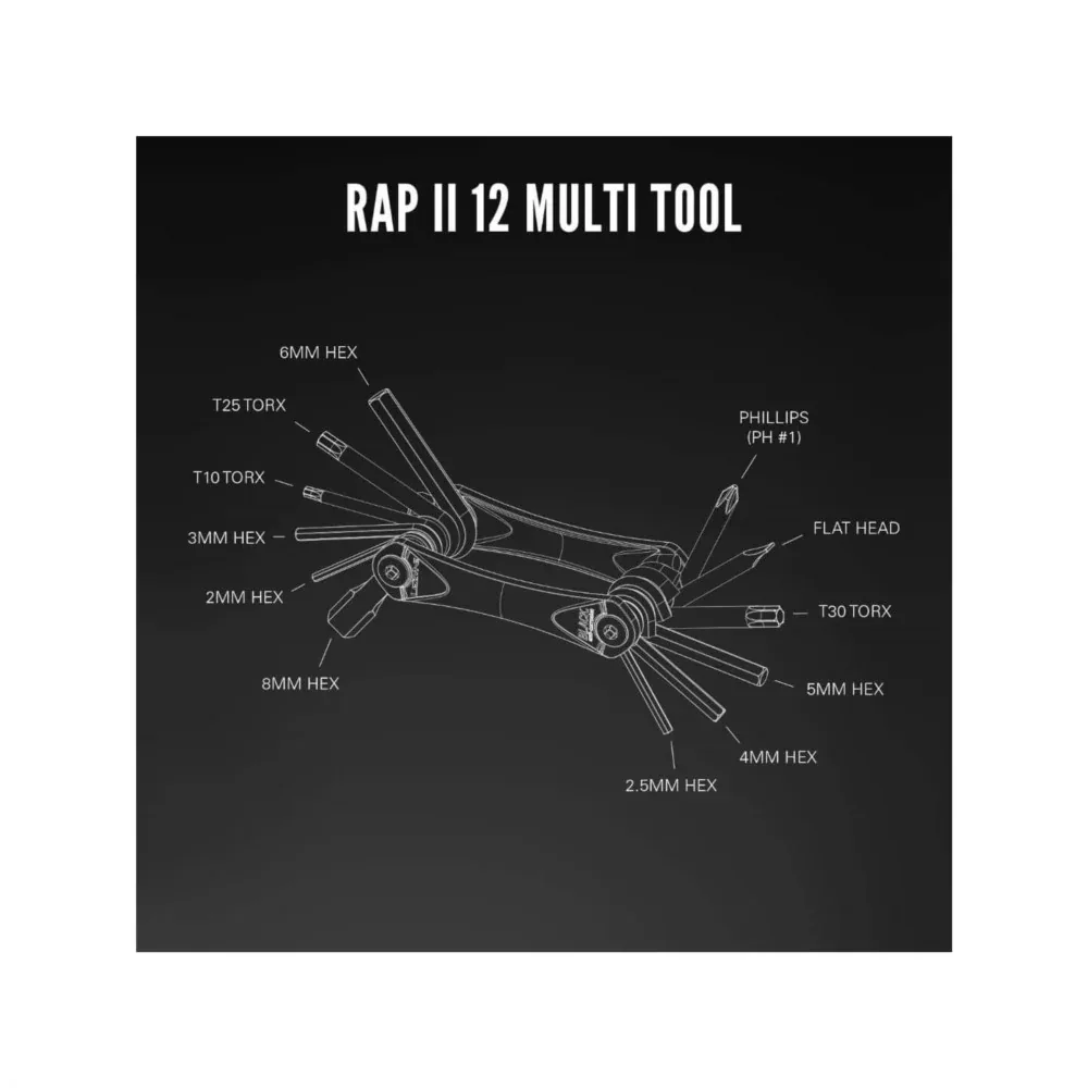 אולר כלים Lezyne Rap II 12 - Image 3