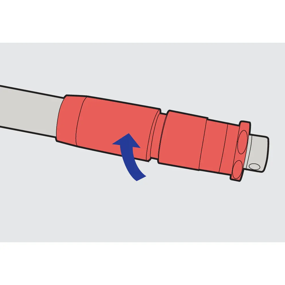 מד מומנט "1/4 עומס 2-24nm מתכוונן Unior דגם 264 - Image 3