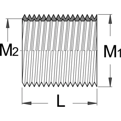 הברגות 5/8 (פנימי 9/16) לזרוע פדל ימין Unior דגם 1695.3a - Image 2