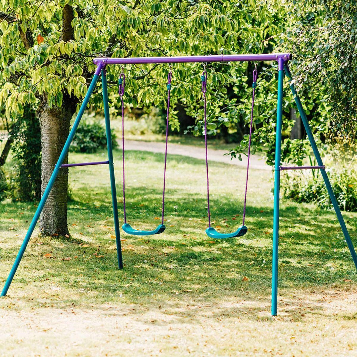 נדנדה כפולה לילדים לגינה פלאם Plum Sedna Double Swing - Image 3